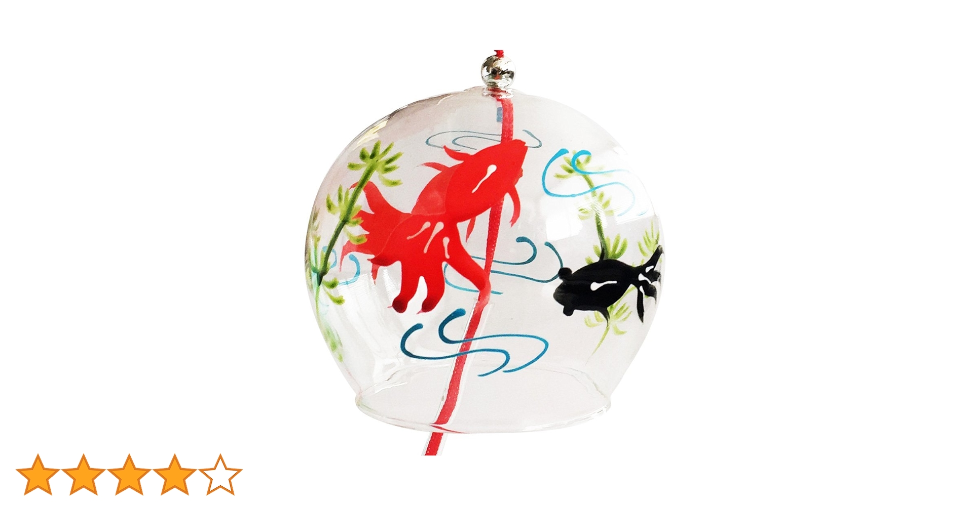 Amazon.co.jp: 江戸風鈴 金魚 509-023 透明 : ホーム＆キッチン